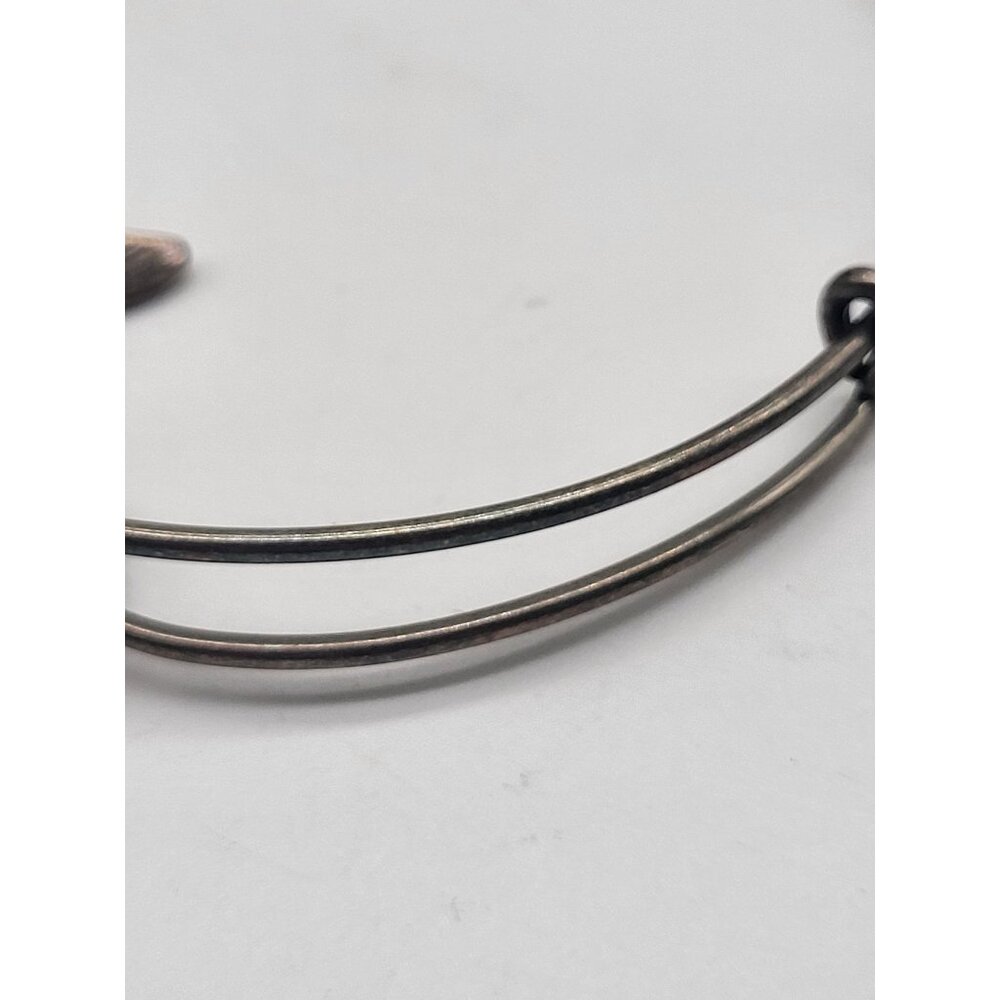 Alex & Ani Butterfly Charm Bangle Bracelet - Picture 4 of 8
